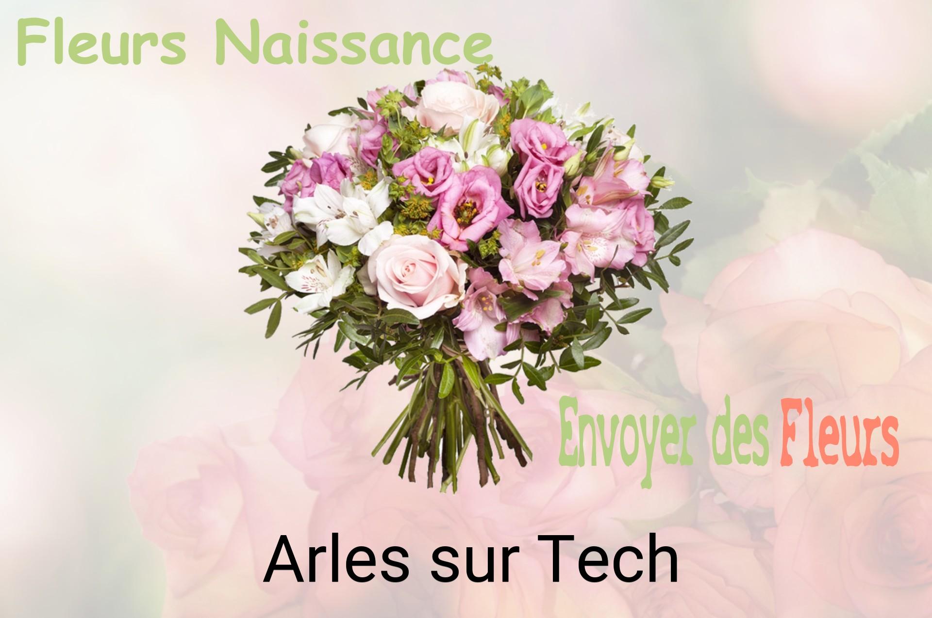 Bouquet de fleurs de naissance livré à Arles-sur-Tech